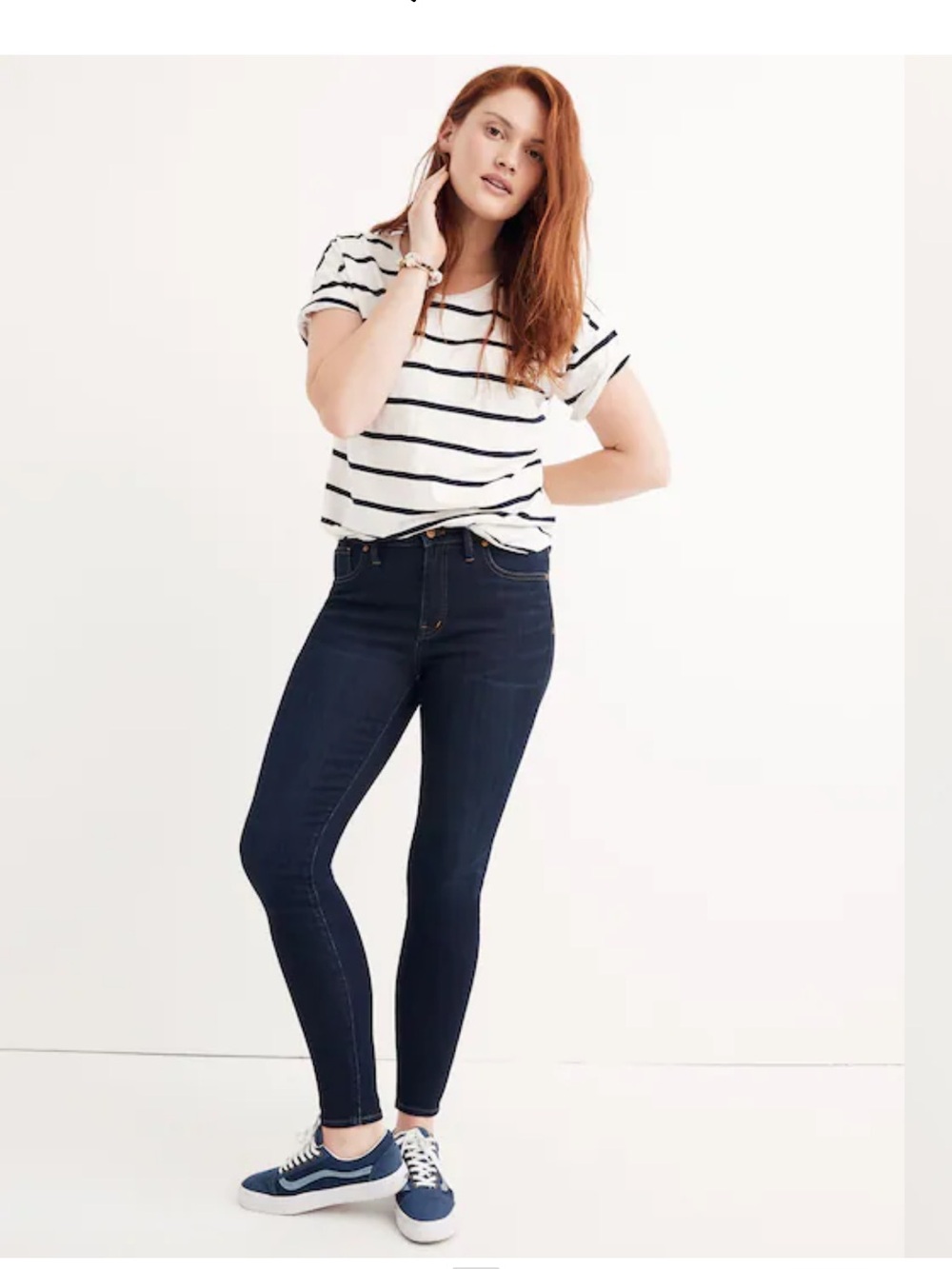Madewell Tencel Denim mid-rise skinny jeans size 28P NWT larkspur wash
